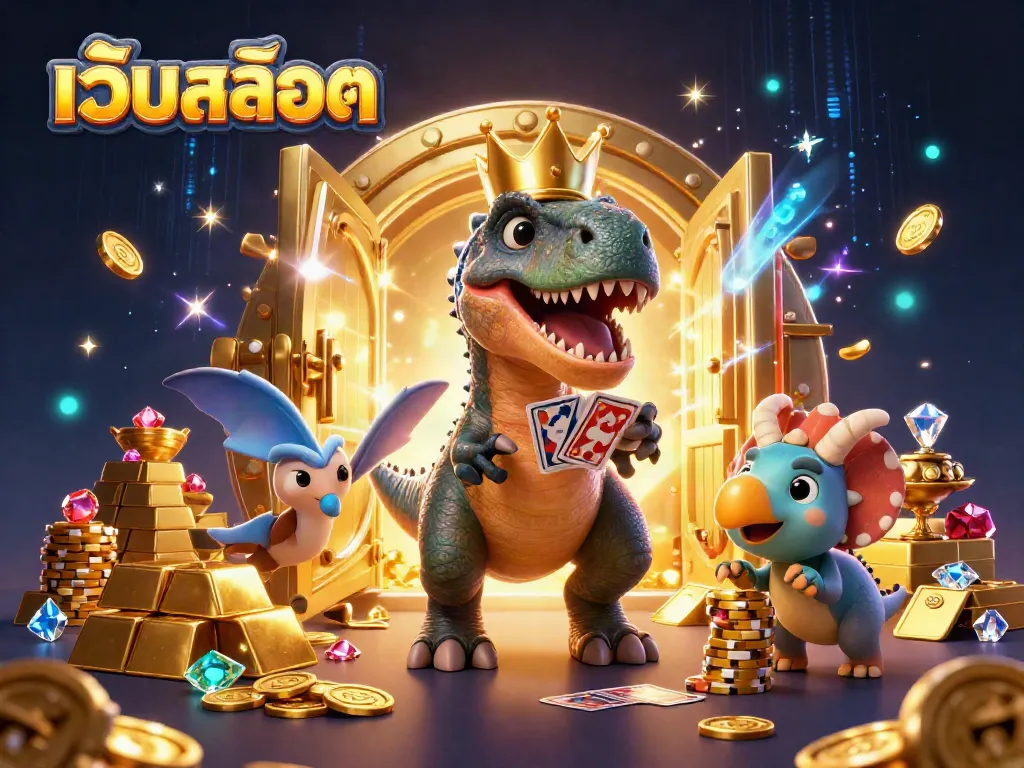 การเลือกเว็ปสล็อตที่ดีที่สุดพร้อมการ์ตูนสัตว์ดึกดำบรรพ์เล่นในฉากคาสิโน