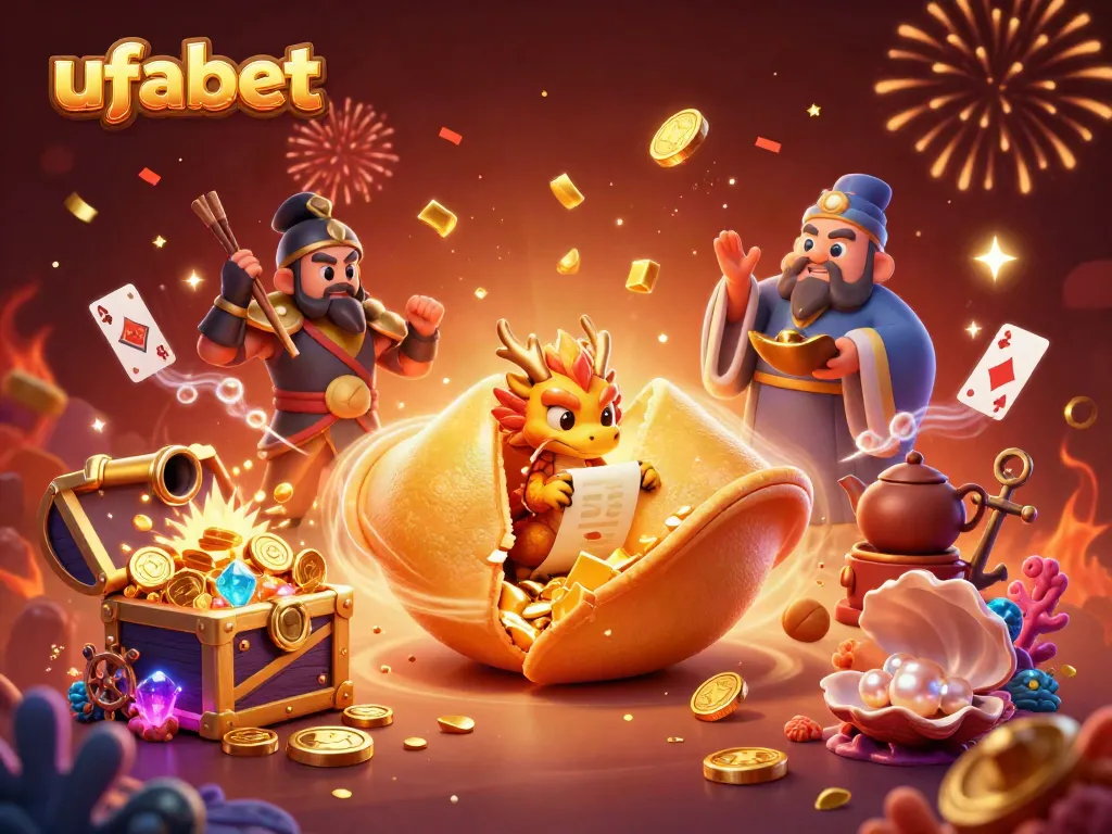 สร้างโชคด้วย ufabet จากขนมคุกกี้ทองคำ และมังกรที่อ่านคำทำนายในคาสิโนออนไลน์