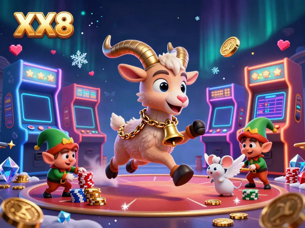 Experience the vibrant casino atmosphere of XX8, where playful gremlins steal poker chips and chaos ensues.