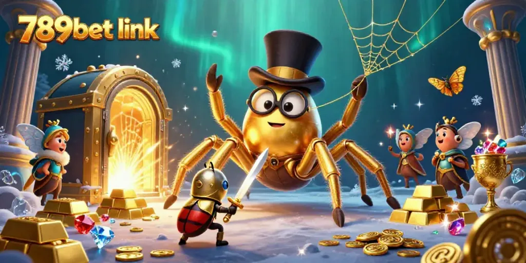 Experience the excitement of the 789bet link casino with golden treasures and engaging characters.