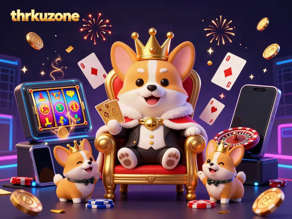 Experience the excitement at thrkuzone with engaging games and a royal atmosphere filled with vibrant details.