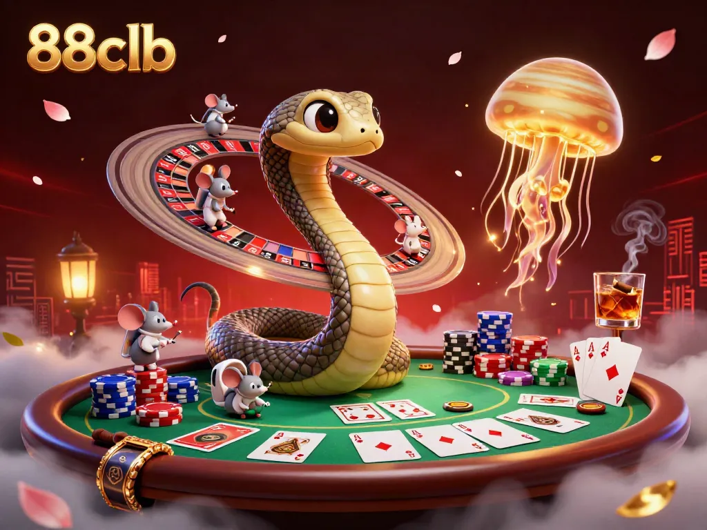 Place bets on 88clb's unique roulette wheel in a vibrant cosmic casino scene.
